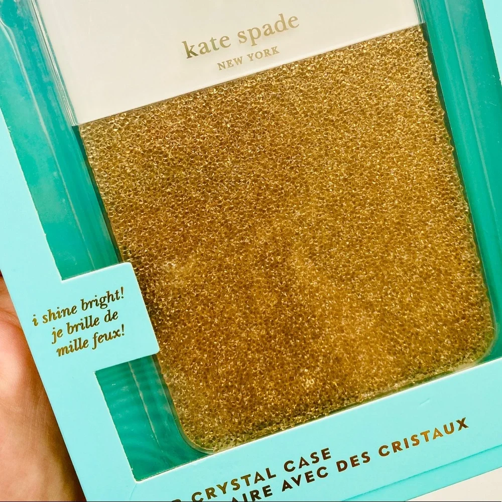 KATE SPADE Glitter iPhone XS Max Case NWT